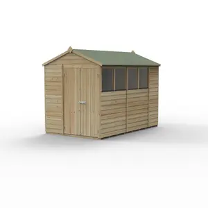 Beckwood 6x10 Apex Shed - 4 Windows - Double Door