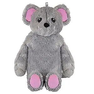 KAV Cute Hot Water Bottle - Ruber Bottle with Low Pile Plush Cover (Mouse)