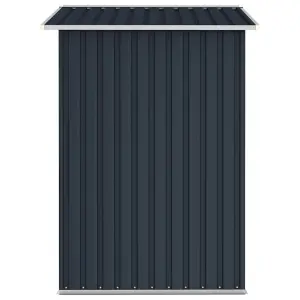 Berkfield Garden Shed Anthracite 205x129x183 cm Galvanised Steel