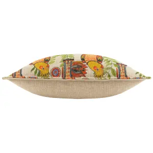 Wylder Akamba Cockatiels Floral Polyester Filled Cushion