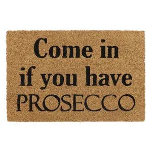 Eco-Friendly Latex Backed Coir Door Mat, Prosecco