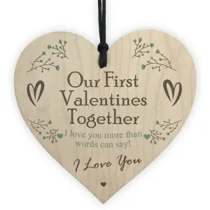 Special Our First Valentines Together Gift Love Gift For Boyfriend Girlfriend Keepsake