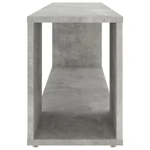 Berkfield TV Cabinet Concrete Grey 100x24x32 cm Engineered Wood