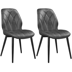 Feldspar Upholstered Dining Chair (Set of 2) Dark Gray