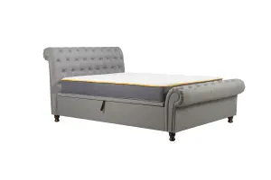 Birlea Castello King Side Ottoman Bed Grey