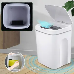 Plastic Motion Sensor Rubbish Bin - 16L