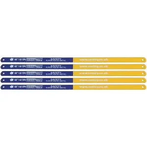 Hacksaw Blade 300mm HSS Bi-Metal 18tpi Pack of 5 by Ufixt