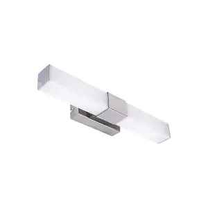 AMBER - CGC LED Chrome IP44 Bathroom Over Mirror wall Light 8W