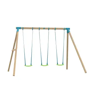 TP Kingswood Triple Swing Squarewood Set - FSC certified