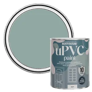 Rust-Oleum Gresham Blue Matt UPVC Paint 750ml