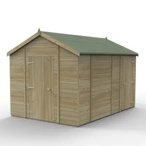 Timberdale 12x8 Apex Shed No Window - Combo