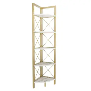 Decorotika Remo Corner Bookcase Shelving Unit