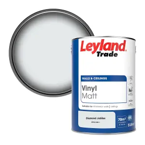 Leyland Trade Vinyl Matt Walls & Ceilings Emulsion Paint Diamond Jubilee (PPG1248-1) 5L