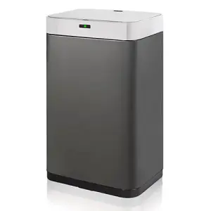 75L Rectangular Sensor Bin Titanium