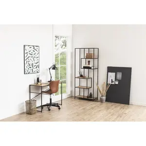 Romilda Bookcase Brown/Black