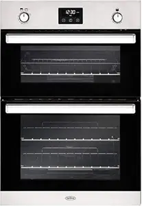 Belling BI902G Built In Gas Double Oven - Stainless Steel