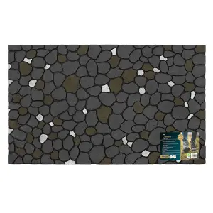 JVL Canyon Scraper Rubber Doormat 45x75cm