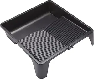 15" Heavy duty Large Black Roller Tray With Anti Skid Grip