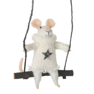 Fabric Animals Hanging Figurine Ornament