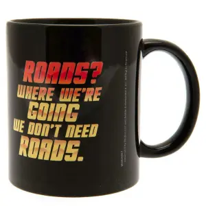 Back To The Future Mug Black (One Size)