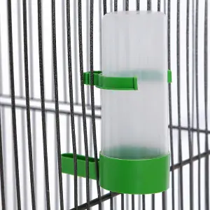 Bird Cage Black 54x54x146 cm Steel