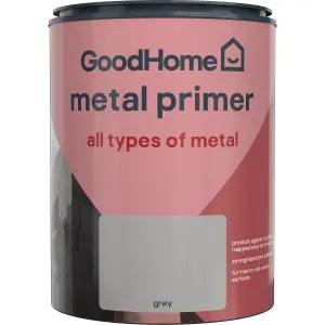 GoodHome Grey Multi-surface Metal Primer & undercoat, 750ml