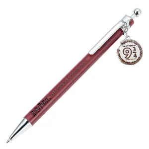 Harry Potter Platform 9 3/4 Retractable Pen Red/Silver (One Size)