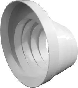 Multistage Round Duct Reduction, Vent Duct Reducer, Ducting Pipe Connector, Duct Transition - 4" 5" 6" Diameter 100 120 125 150 mm