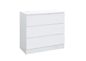 Birlea Oslo 3 Drawer Chest White