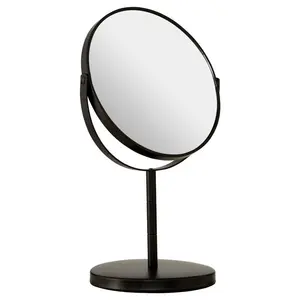 Metal Flat Mirror Silver / 29cm H x 18cm W