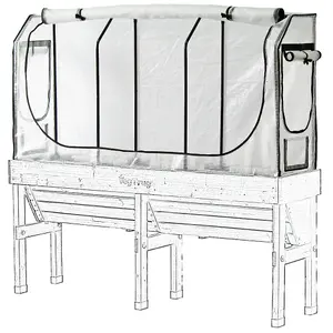 Medium Wall Hugger Greenhouse Frame & Multi-Cover Set