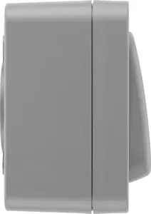 BG 20A Grey 1 gang Outdoor Weatherproof slim switch with LED indicator