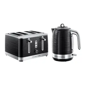 Russell Hobbs Inspire Black Breakfast Bundle