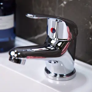 flode Mien Mono Basin Mixer Tap - Polished Chrome Finish