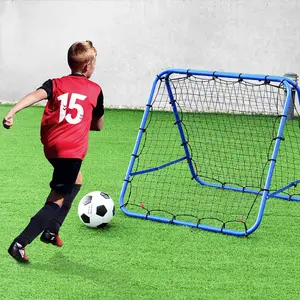 Costway Double-sided Football Training Net Pro Rebounder Net Kickback Target Goal