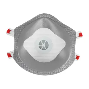 Timco - FFP3 Moulded Masks with Valve (Size One Size - 5 Pieces)