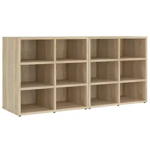 Berkfield Shoe Cabinets 2 pcs Sonoma Oak 52.5x30x50 cm