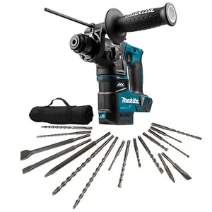 Makita DHR171Z 18V Cordless Brushless SDS Plus Rotary Hammer Drill Bare +17 Bits