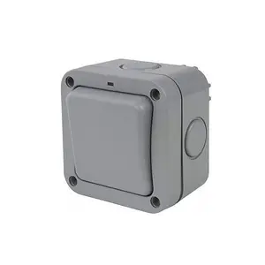 BG Weatherproof Outdoor Switch Neon IP66 20A 1-Gang 2-Way Double Pole - WP30