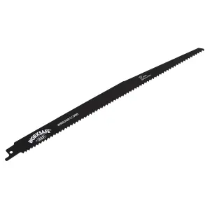 Sealey Reciprocating Saw Blade 300mm 6 TPI Black - Pack of 5 WRS3021/300