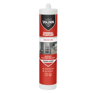 Volden Translucent Silicone-based General-purpose Sealant, 300ml