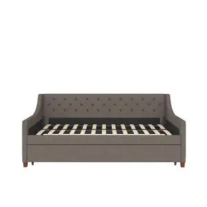 NG Her Majesty Daybed Fabric Grey, Single