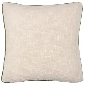 Paoletti Delphine Floral Piped Feather Rich Cushion