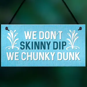 Funny Hanging Hot Tub Sign Garden Summerhouse Sign New Home Gift Hot Tub Accessories