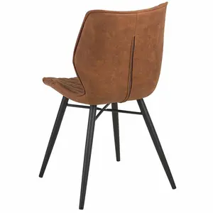 Mahaffie Upholstered Dining Chair (Set of 2) Brown