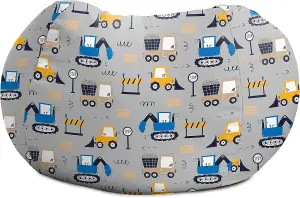 rucomfy Printed Indoor Dig-It Kids Slouchbag Beanbag