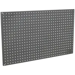 2 Pack Steel Pegboard Storage Panel with 10 Hooks - Ideal Garage Organizing Solution