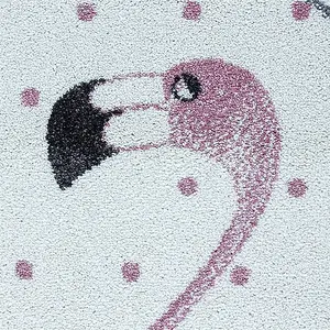 Pink Flamingo Rug - Kids - 120x170cm