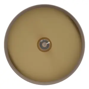 EGLO Duaia Taupe Metal Flush Ceiling Light With Interchangeable Element