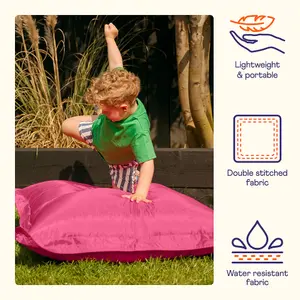 Veeva Kids Bazaar Bag Pink Indoor Outdoor Kids Bean Bag